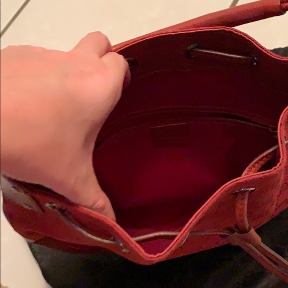 Red Gucci Monogram Hobo Bag. Great condition! - Picture 5 of 8